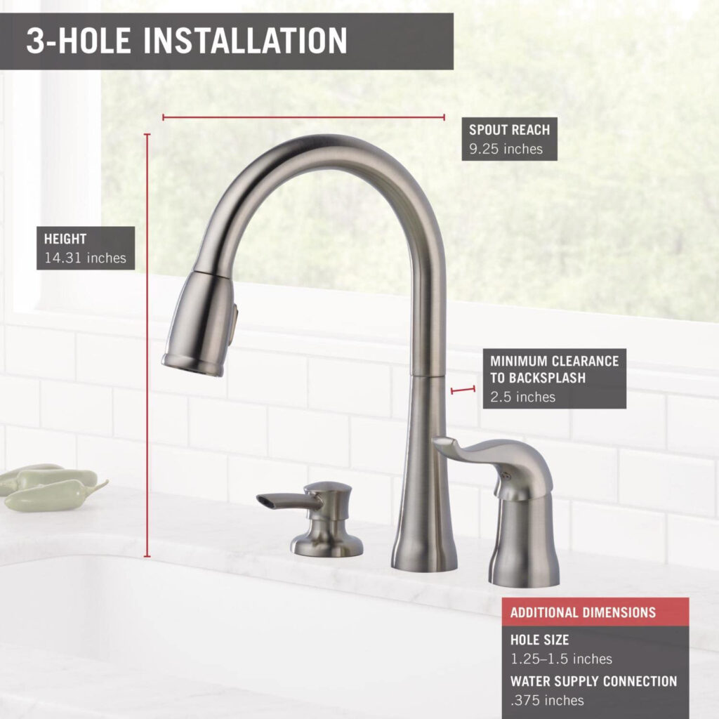 Delta Faucet Kate SingleHandle Kitchen Sink Faucet Kitchen Faucet Blog