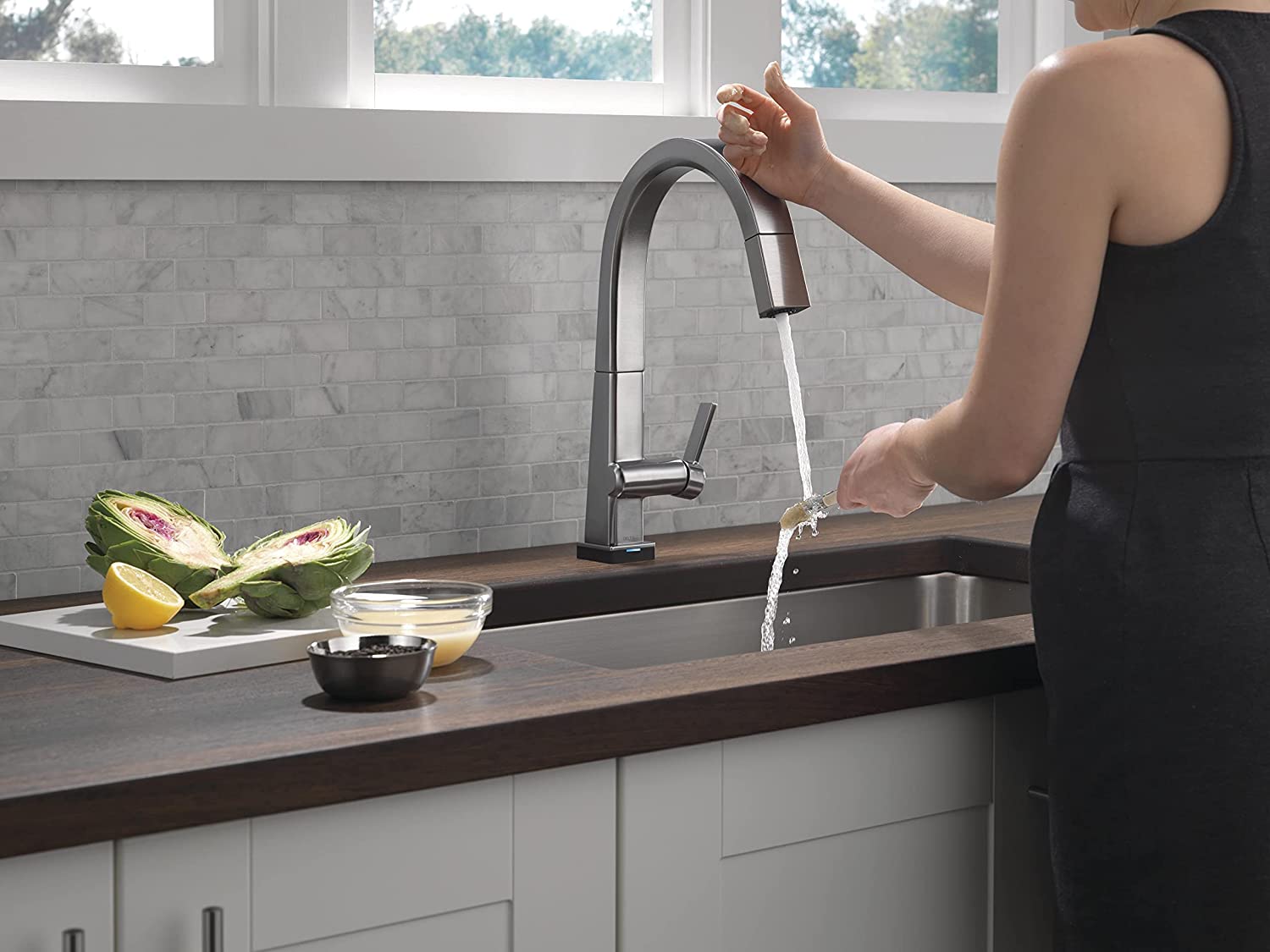best pull down kitchen faucet with magnet